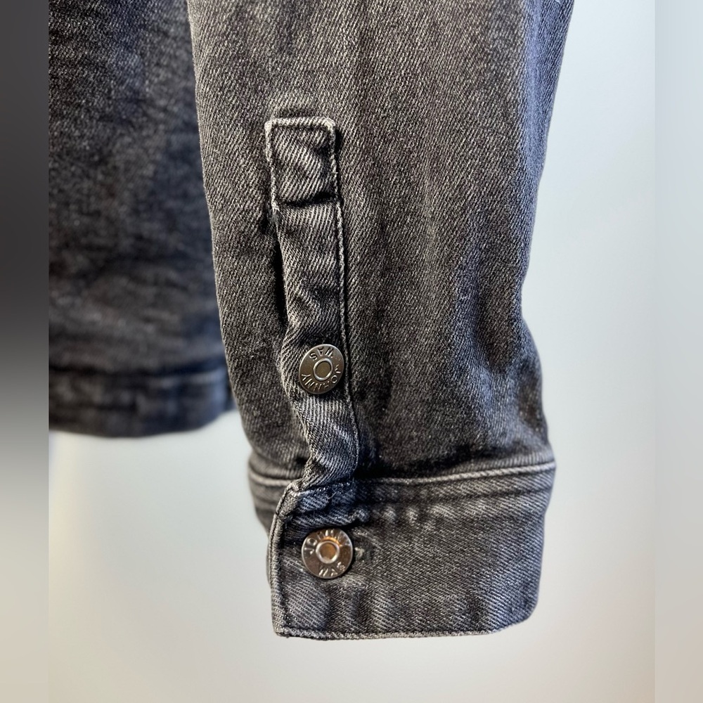 Johnny Was Workshop Eden Denim Washed Black Jacket, Size S, NWOT - Picture 13 of 15